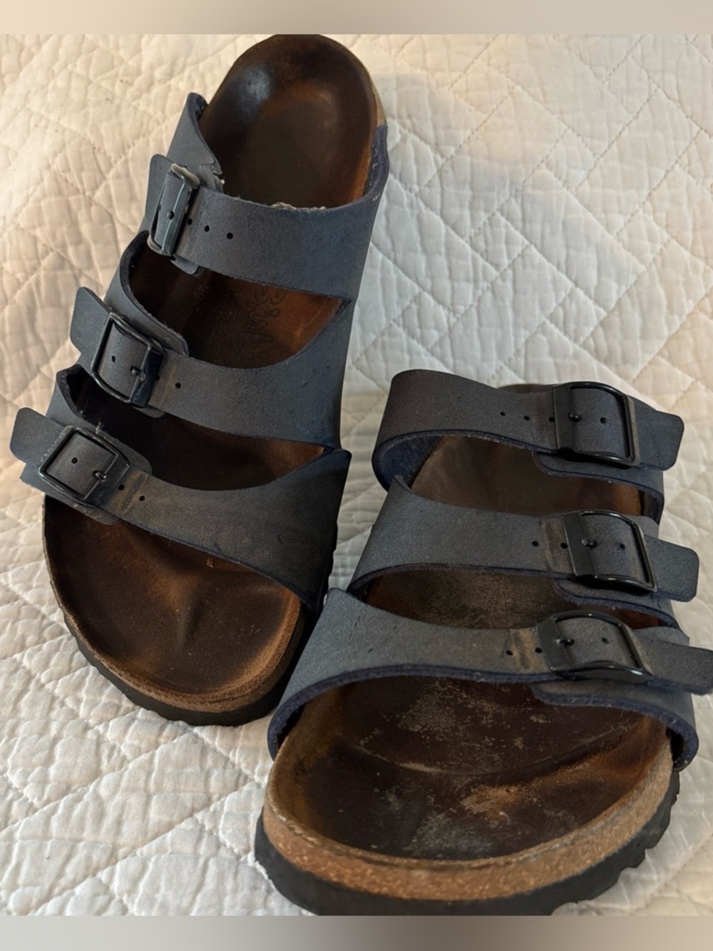 BIRKENSTOCK Birki's Florida Sandals Shoes Black Women’s US 10